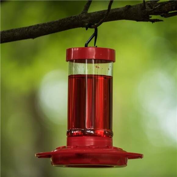 (2 pack) Hummingbird Feeder, 16 oz, Red, Plastic - Picture 4 of 7
